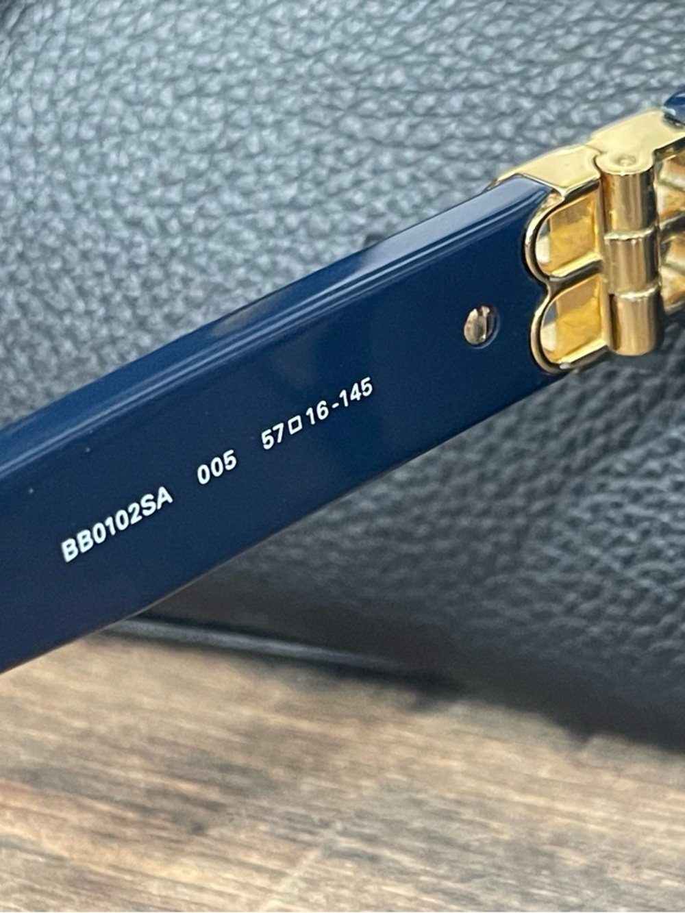 Balenciaga Sunglasses - Model BB0102SA-001 in Navy - BRAND NEW 💙 - Picture 6 of 11